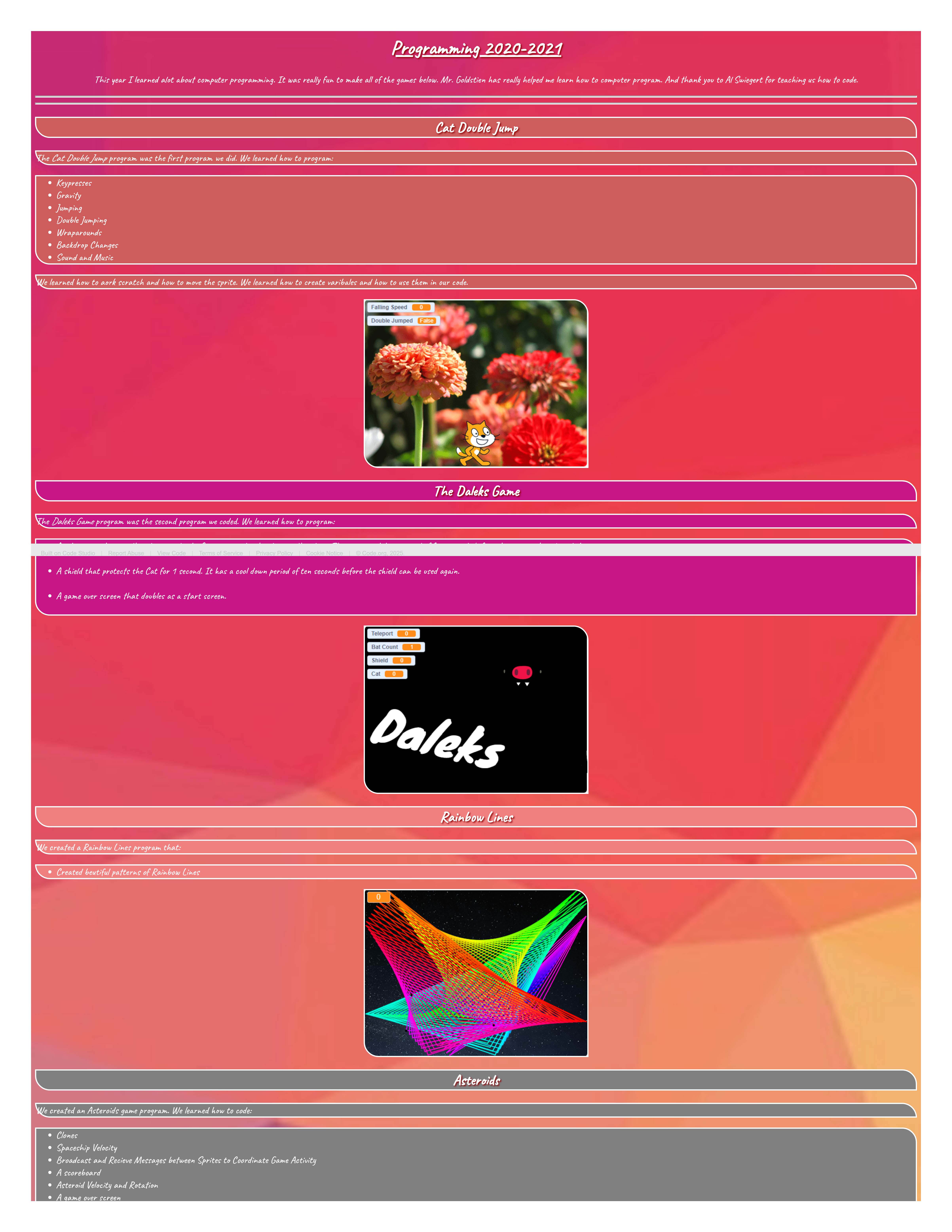 Web Portfolio