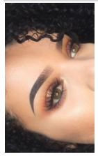 Eyebrows and mascara